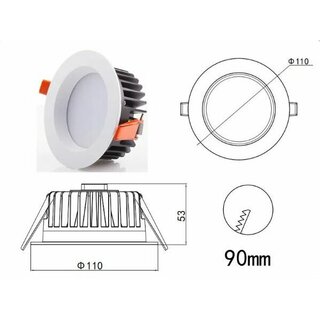 LED Downlight 15W UGR<19  90° 4000K