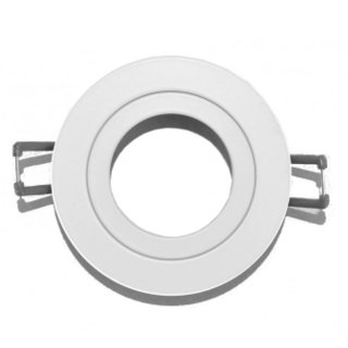 Recessed Mounting Ring GU10/MR16 Round White with Ring