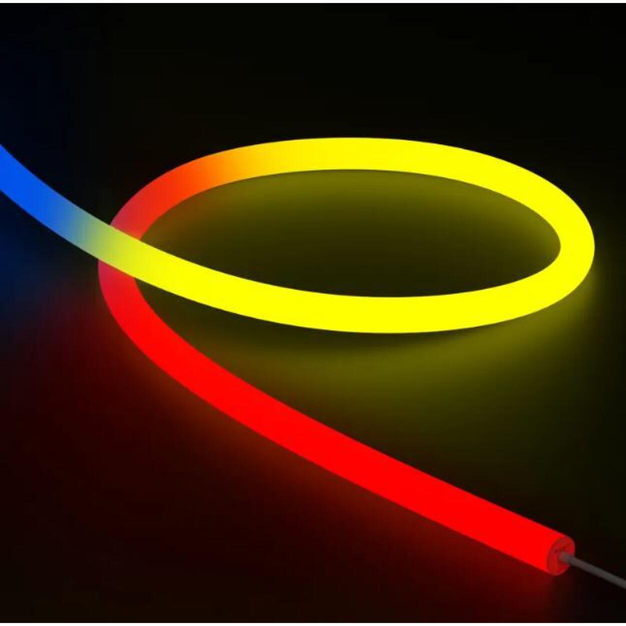 360°Neon Flex Ø25mm 12V 21,6W RGB SPI