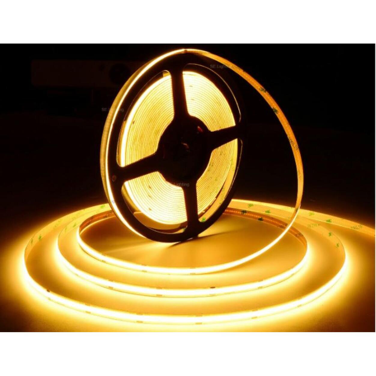 LED Strip COB 8mm 5W 2200K IP20 5M/rol