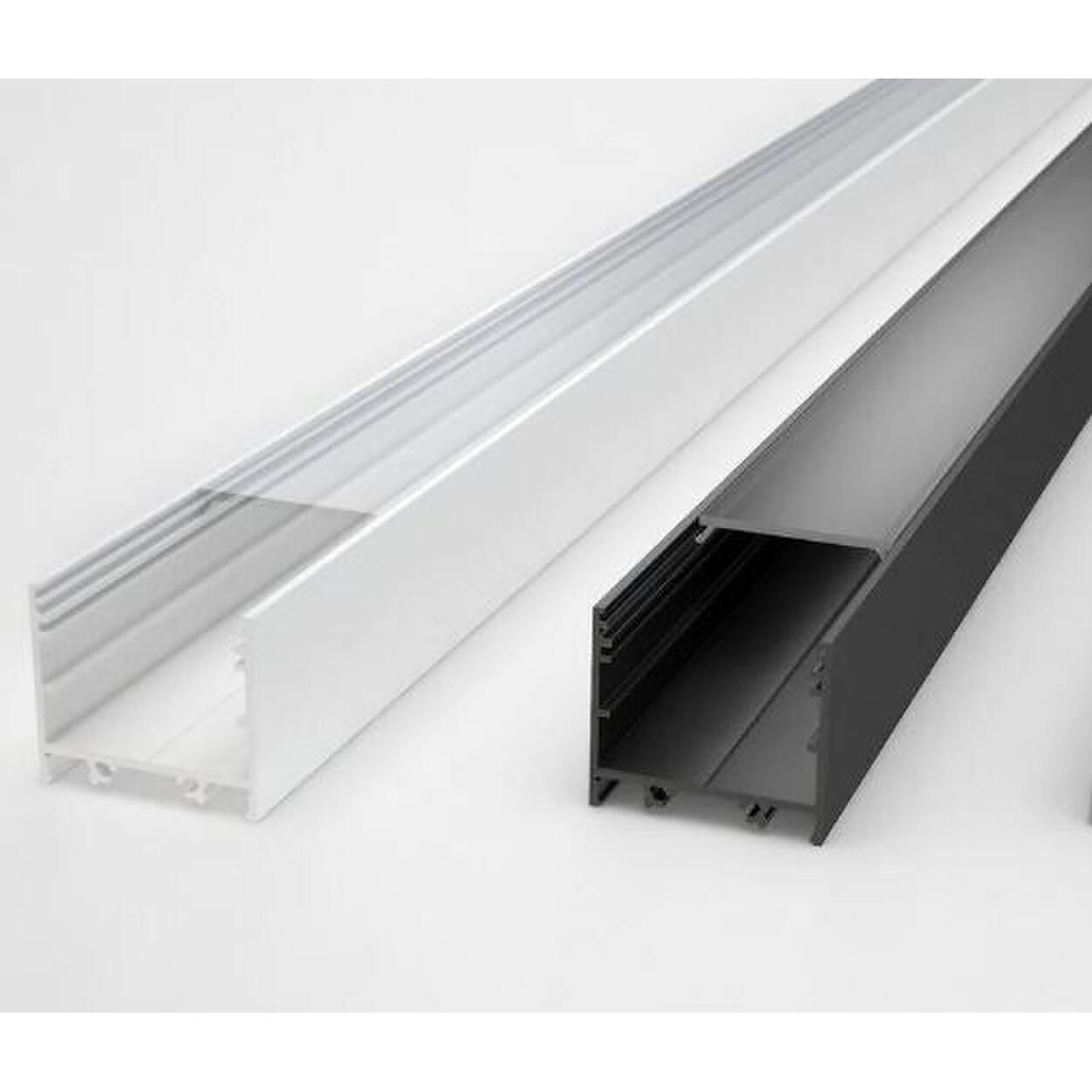 Alu. Black  Profile Surface/Pendel SET ALL-30x30  L= 2,5 m