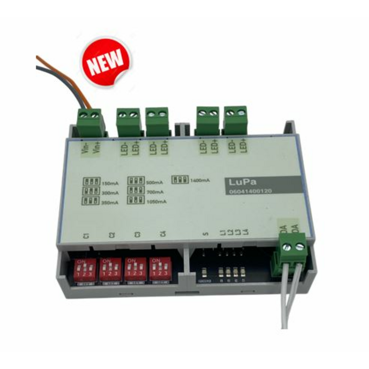 4CH Constant Current 48V Dali LED Driver on DIN-rail