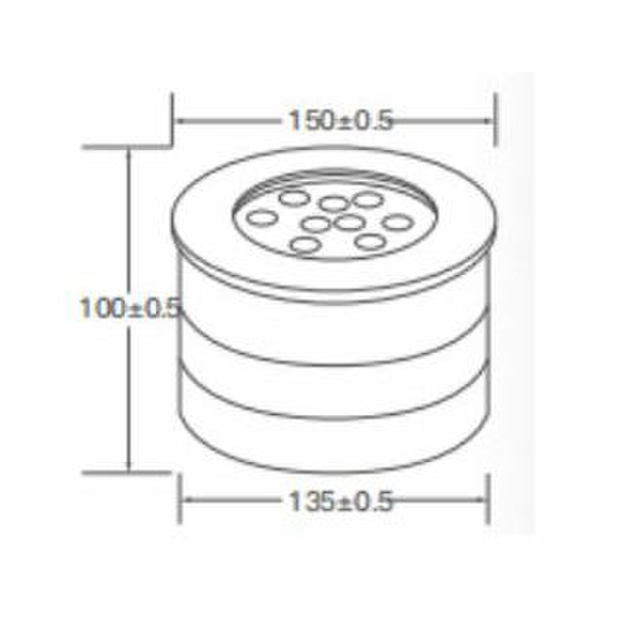 IN-GROUND ROUND LED SPOT 6W
