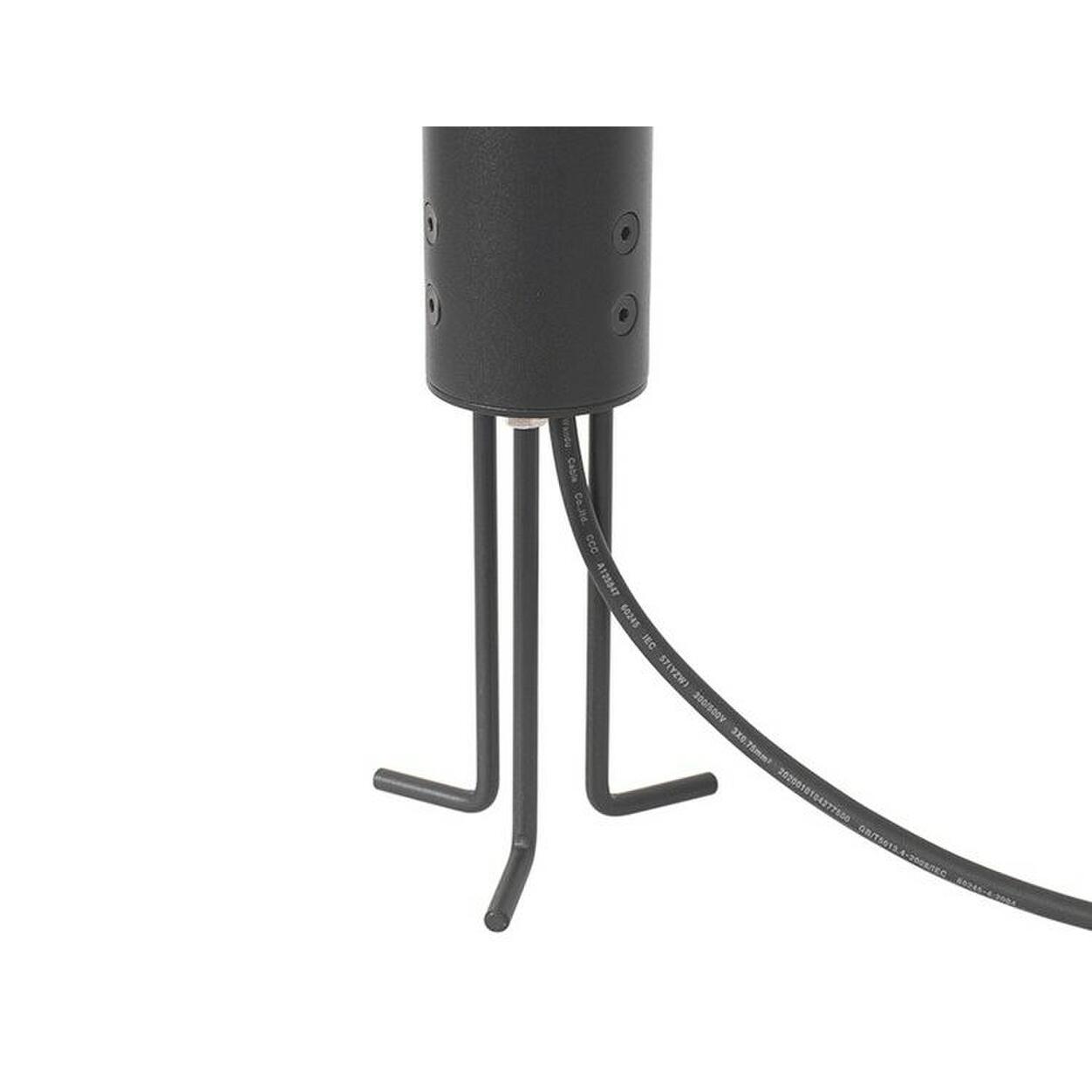 Garden Bollard Light ALL122 6W 3000K Black Alu.