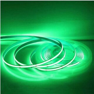 LED Strip COB 8mm 15W Green Color IP20 5m/rol