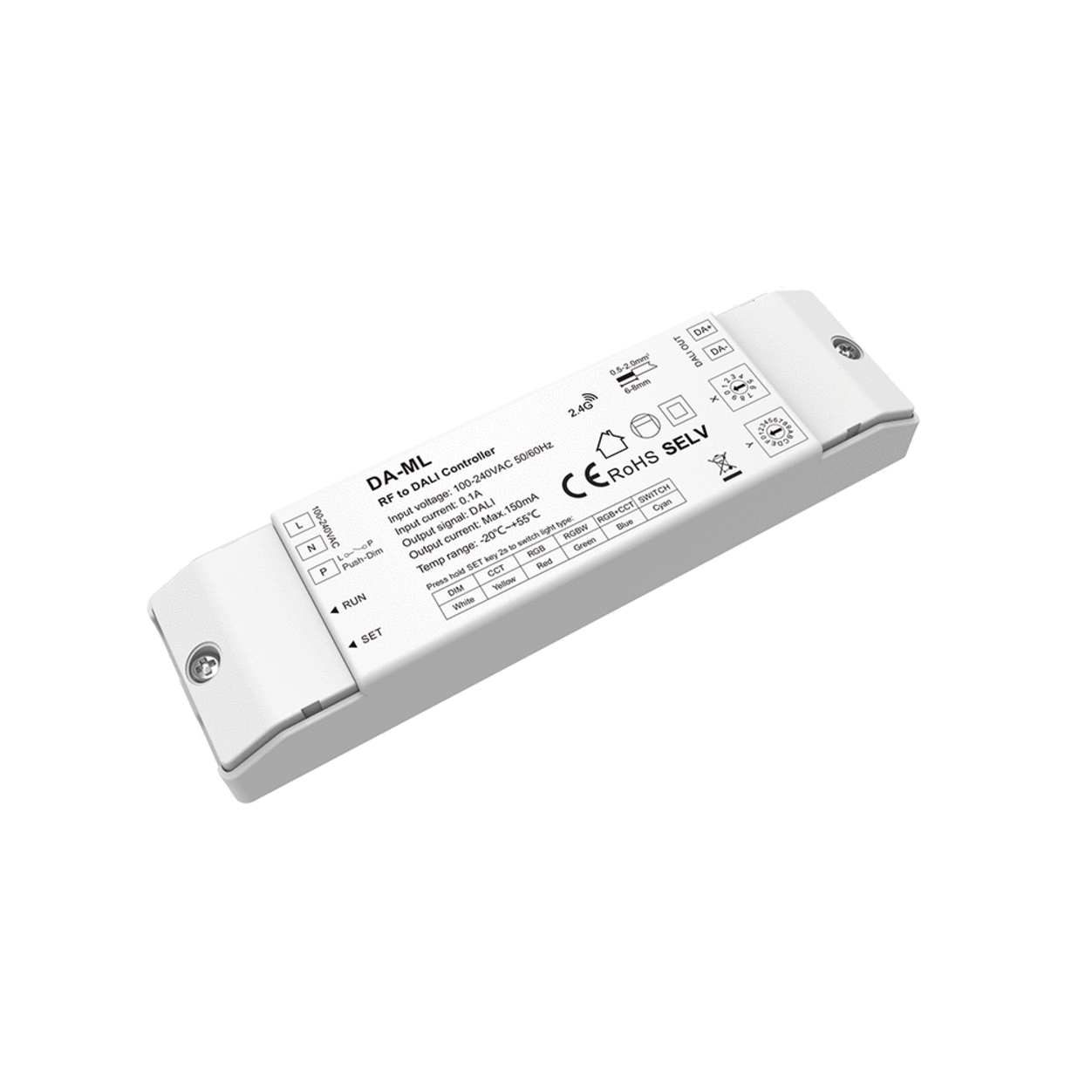 DAli Controller RF &  Push- DIM Output current:150mA max