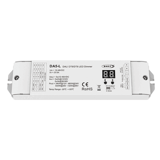 DAli DT8 5CH*4A CV LED Dimmer 12-48VDC 