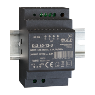 60W DIN Rail Power Supply 24V 2,5A IP20