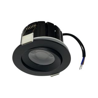 ALL-CCT LED Downlight 6W  60° Housing: Black Alum.