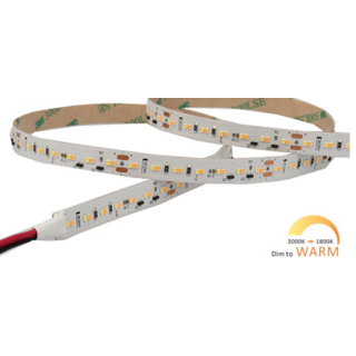 LED Strip 24V Dim To Warm  3000K°->1800K°  