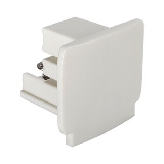 3 fase Rail End cap White