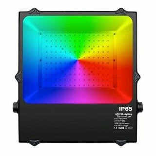 LED Flood Light  100W RGB+CCT Controlled by RF or DMX (Professional)