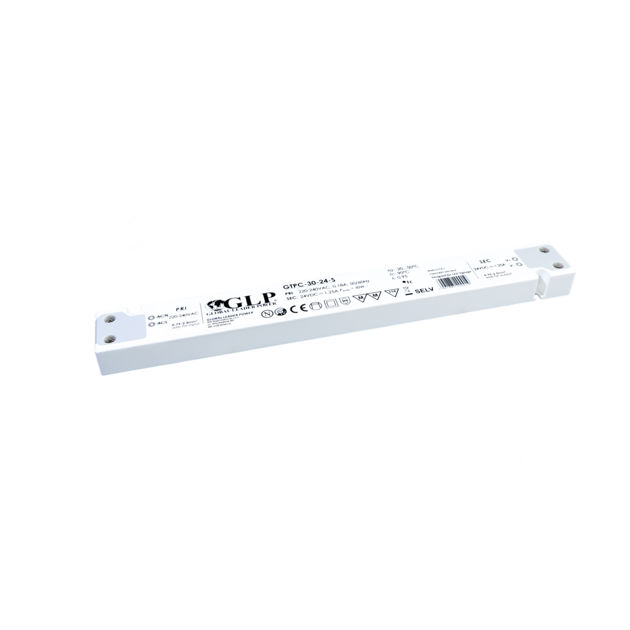 Slim Size Power Supply 24V 30W IP20