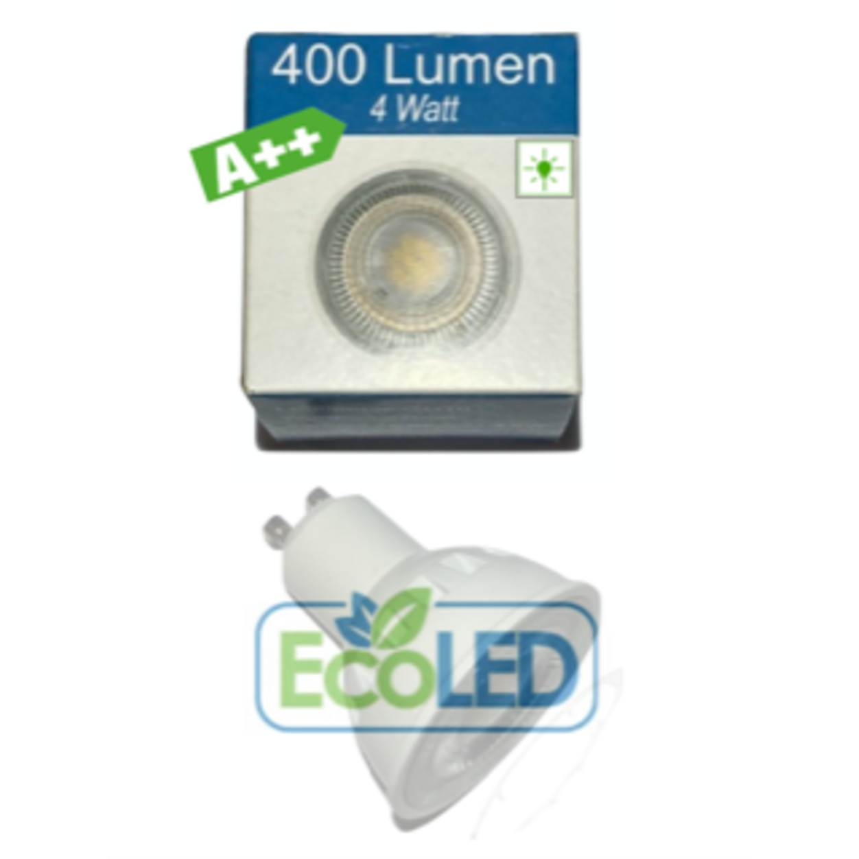 LED GU10 ECO 4W-400lm dim 2700K°