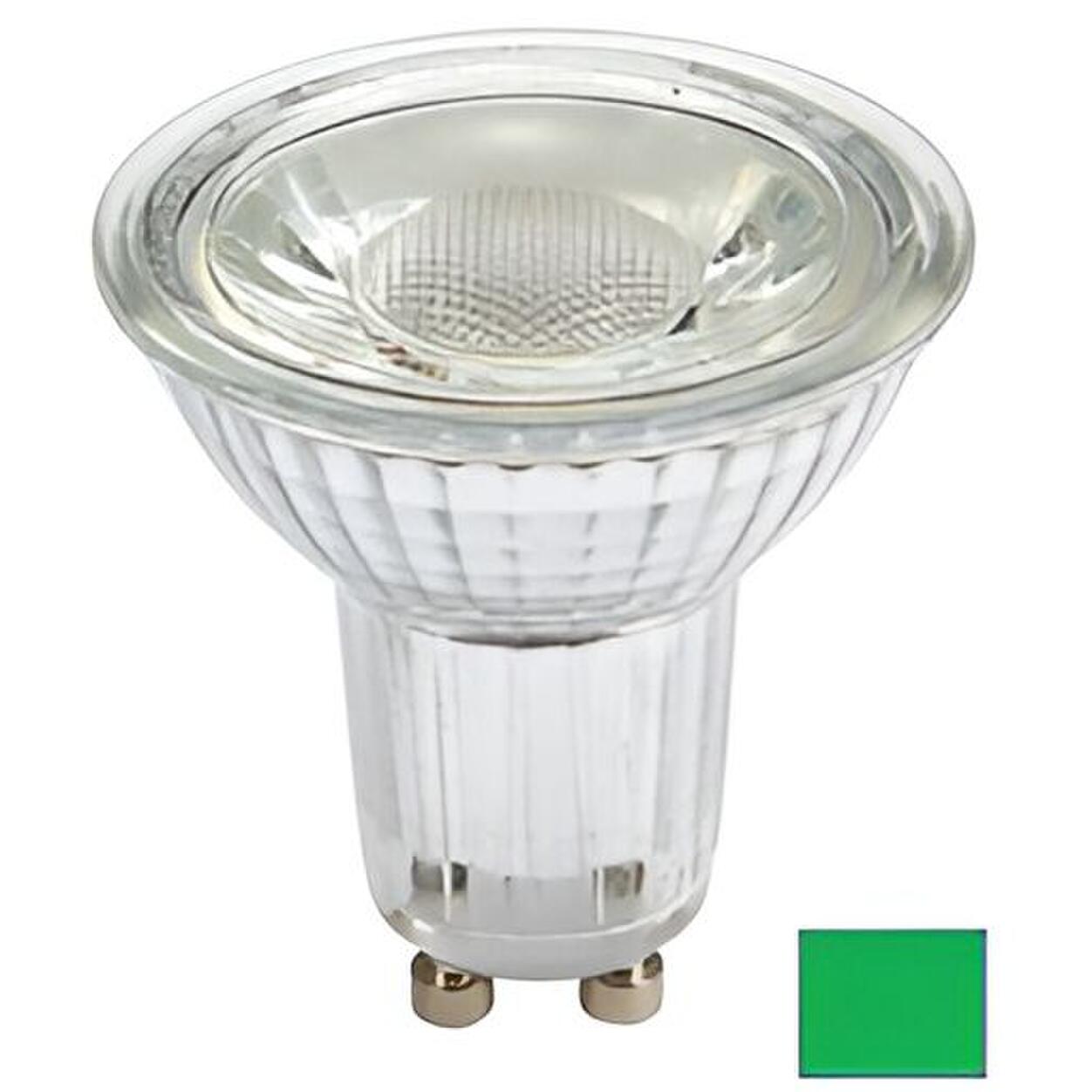 LED GU10 5W GREEN 