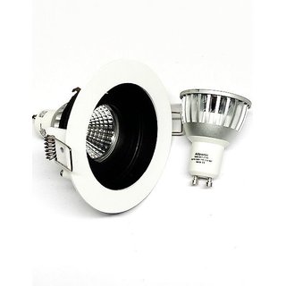 Recessed Fixture Round GU10 Black & White