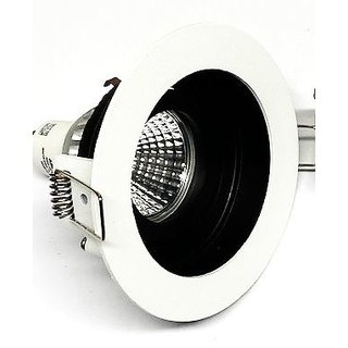 Recessed Mounting Ring Round Black & White
