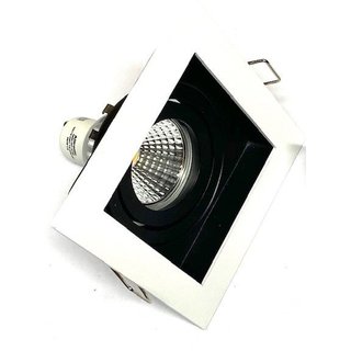 Recessed Mounting Ring Square Black & White