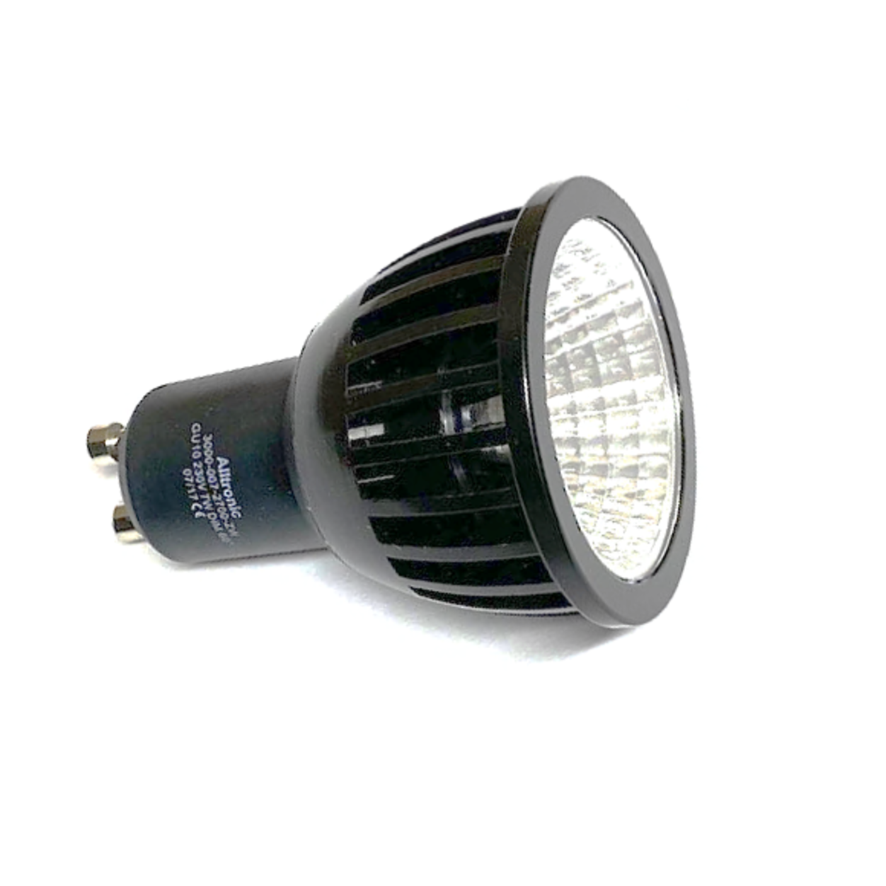 LED GU10 7W 3000K 60° Black