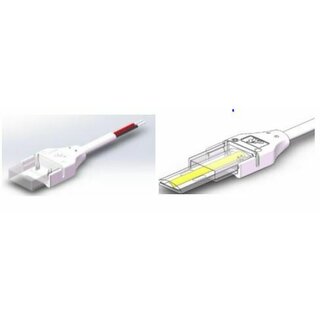 Connector with 200mm cable  IP66 for 220VAC LED-Strips 