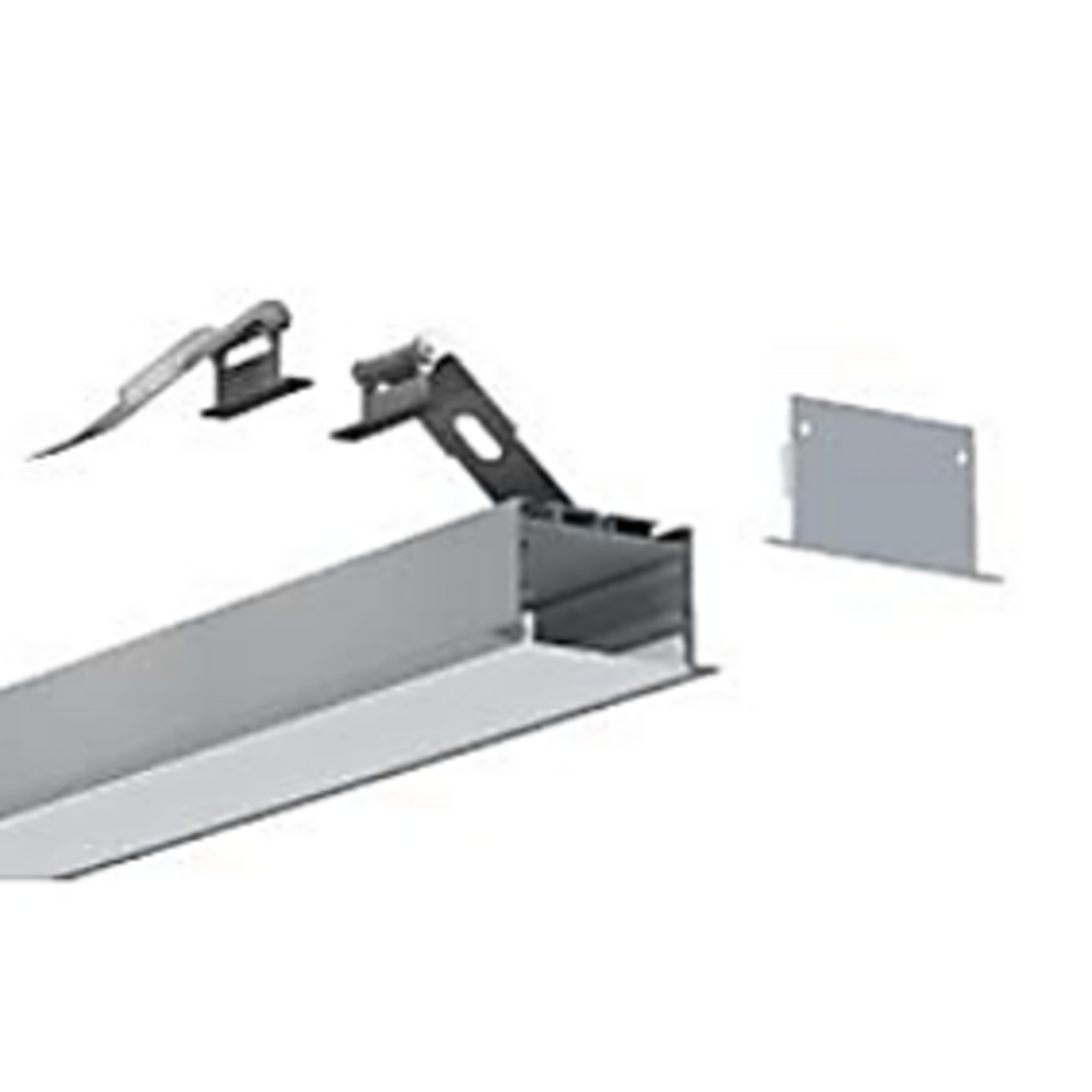 Alu. Profile Recessed SET LE-5035 2,5m Silver