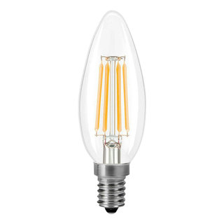 LED Filament straight Candle Clear Light 5W E14