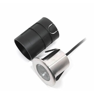 IN-Ground /Wall RVS LED-Spot 6W 3000K