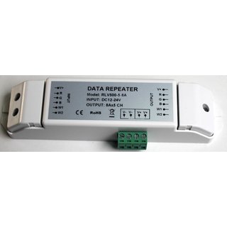 Amplifier RLV500 for RGBWW LED -Strips 12-24VDC