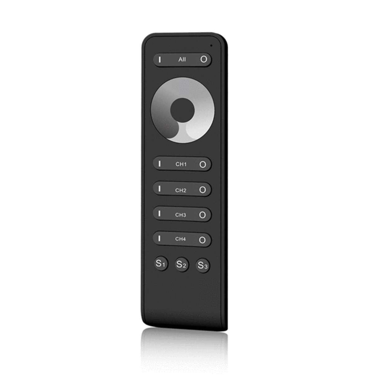 4 Chanel Hand RF Dim. Remote Control
