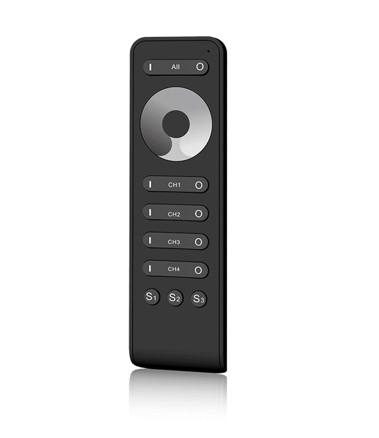 4 Chanel Hand RF Dim. Remote Control - LED Management - Alltronic