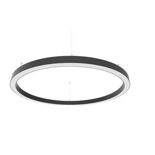 Alu. Ring Profile Ø1200x30x35mm Opal cover Black finish 