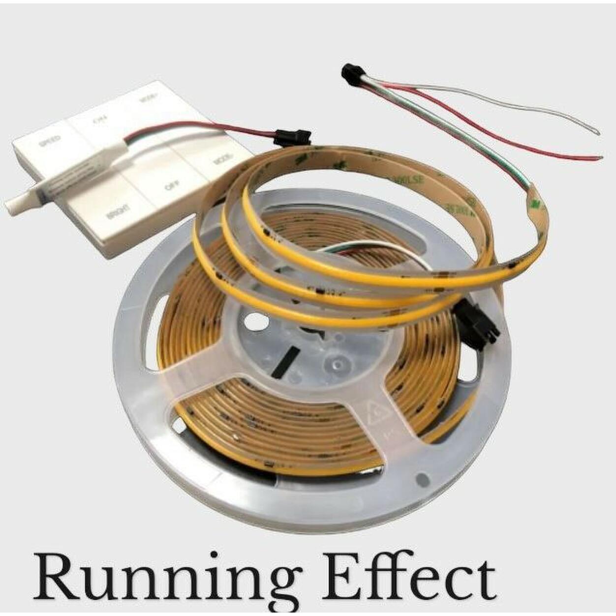 LED Strip COB SET 24VDC Running Effects 10W/m IP20 3000K