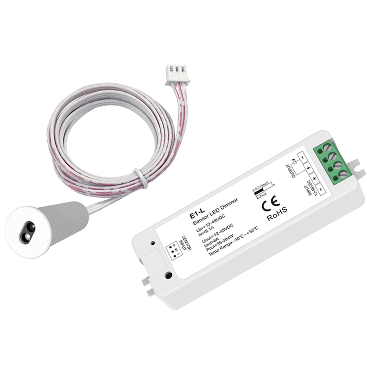 Sensors & LED Controller 12-48VDC 1Ch.