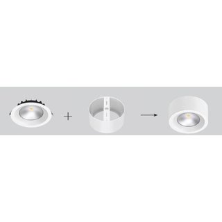 Surface Mounting Ring: Diam.148xH 93mm (13W & 18W Spot)