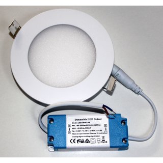 LED Recessed Ceiling Round Panel diam. 120mm
