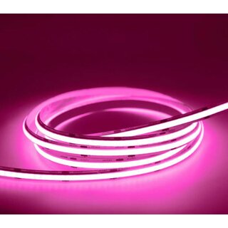 LED Strip COB 8mm 15W Pink Color IP20 5m/rol