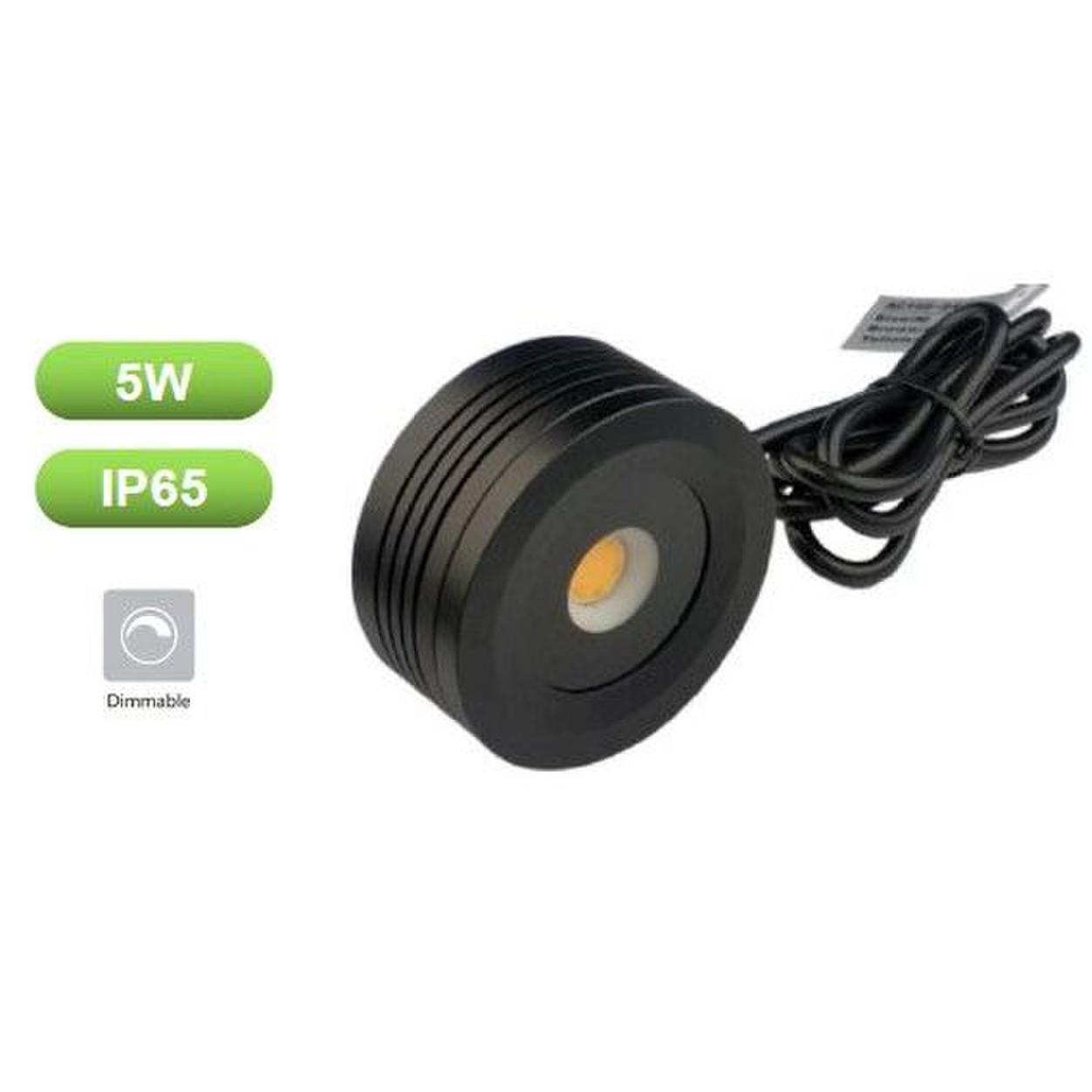 Multi 220V LED Spot Light 5W 3000K° Black 