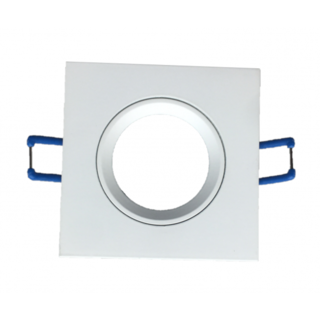 Recessed Mounting Ring GU10/MR16 Square White with ring